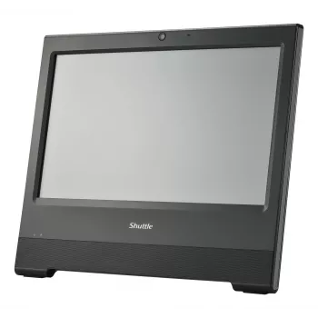 Shuttle All-In-One Barebone X50V9, 15.6-tolline ühe puutepunktiga ekraan (resistive), Celeron 7305U, WiFi, IP54, ventilaatorita, 24/7 pidev töö