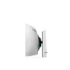 49-tolline OLED kõver monitor Samsung S49DG934SU — 5120×1440 Dual QHD, 32:9, 0,03 ms, USB-hub, VESA, kõrguse reguleerimine, hõbedane