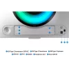 49-tolline OLED kõver monitor Samsung S49DG934SU — 5120×1440 Dual QHD, 32:9, 0,03 ms, USB-hub, VESA, kõrguse reguleerimine, hõbedane