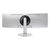 49-tolline OLED kõver monitor Samsung S49DG934SU — 5120×1440 Dual QHD, 32:9, 0,03 ms, USB-hub, VESA, kõrguse reguleerimine, hõbedane