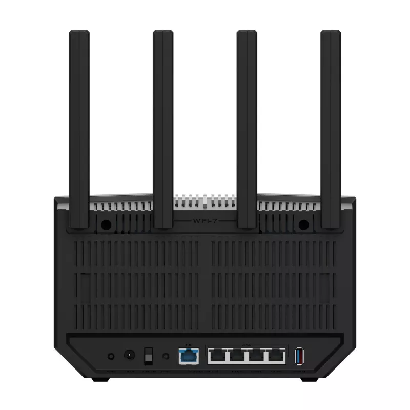 ASUS RT-BE92U juhtmevaba ruuter 10 Gigabit Ethernet kolmeribaline (2.4 GHz / 5 GHz / 6 GHz) Must