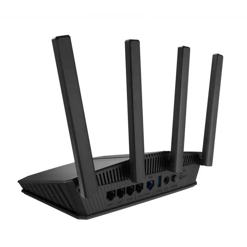 ASUS RT-BE58U V2 juhtmevaba ruuter 2.5 Gigabit Ethernet Kaheribaline (2.4 GHz / 5 GHz) Must