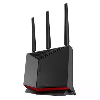 ASUS RT-BE86U traadita ruuter 10 Gigabit Ethernet Kaheribaline (2,4 GHz / 5 GHz) Must
