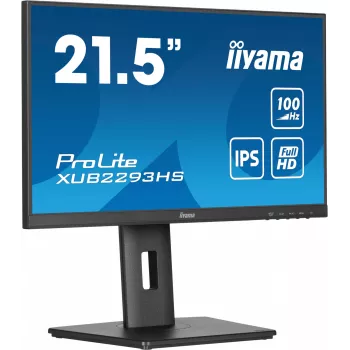 iiyama ProLite XUB2293HS-B6 arvutimonitor 54,6 cm (21,5 tolli) 1920 x 1080 pikslit Full HD LED must