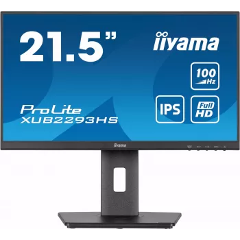 iiyama ProLite XUB2293HS-B6 arvutimonitor 54,6 cm (21,5 tolli) 1920 x 1080 pikslit Full HD LED must