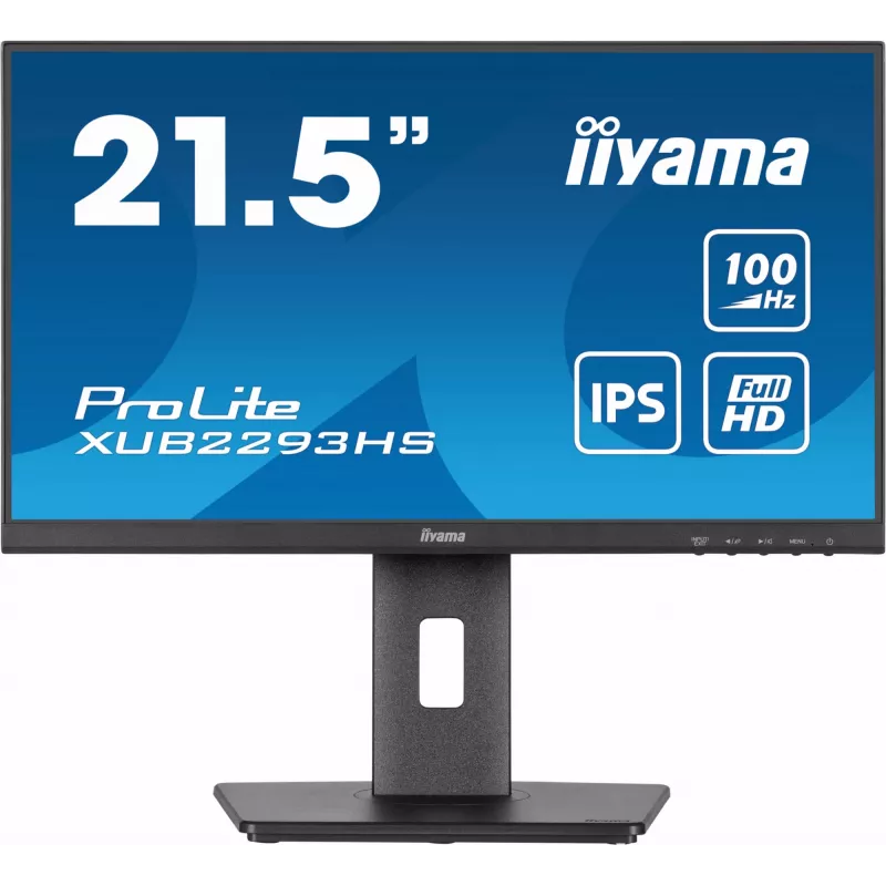 iiyama ProLite XUB2293HS-B6 arvutimonitor 54,6 cm (21,5 tolli) 1920 x 1080 pikslit Full HD LED must
