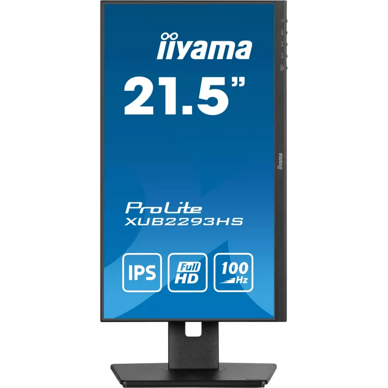 iiyama ProLite XUB2293HS-B6 arvutimonitor 54,6 cm (21,5 tolli) 1920 x 1080 pikslit Full HD LED must