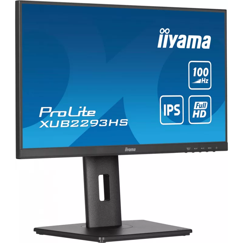 iiyama ProLite XUB2293HS-B6 arvutimonitor 54,6 cm (21,5 tolli) 1920 x 1080 pikslit Full HD LED must