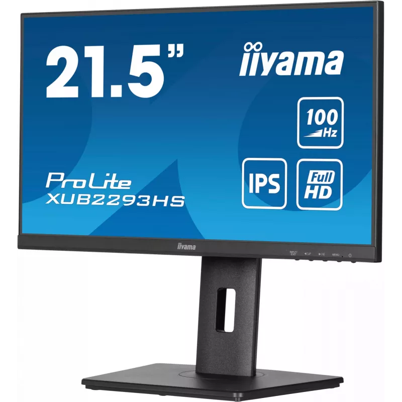 iiyama ProLite XUB2293HS-B6 arvutimonitor 54,6 cm (21,5 tolli) 1920 x 1080 pikslit Full HD LED must