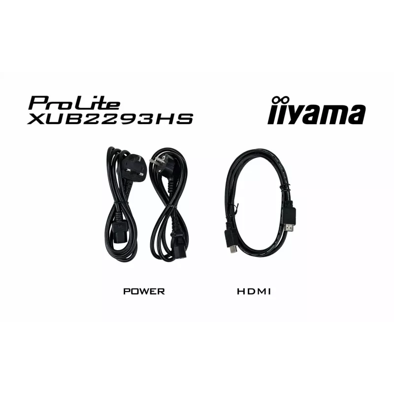 iiyama ProLite XUB2293HS-B6 arvutimonitor 54,6 cm (21,5 tolli) 1920 x 1080 pikslit Full HD LED must