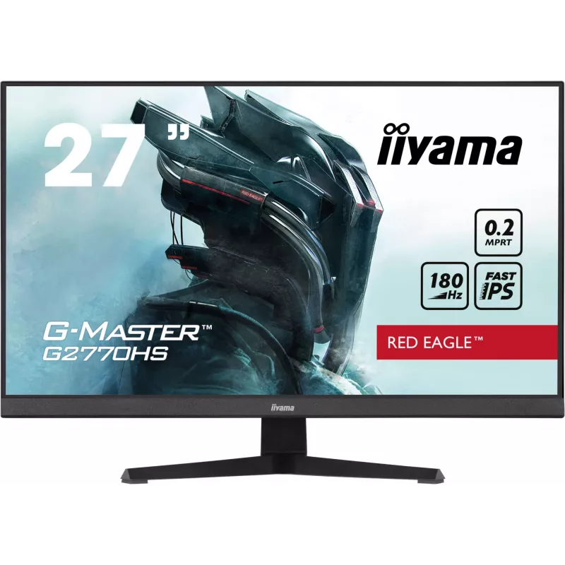 iiyama G-MASTER G2770HS-B1 arvutimonitor 68,6 cm (27 tolli) 1920 x 1080 Full HD LCD must
