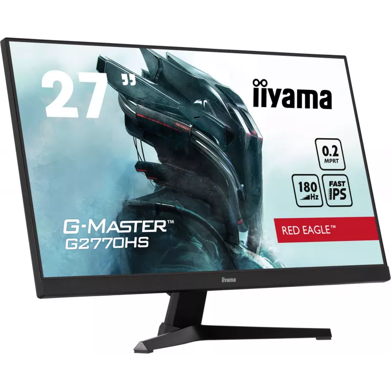 iiyama G-MASTER G2770HS-B1 arvutimonitor 68,6 cm (27 tolli) 1920 x 1080 Full HD LCD must