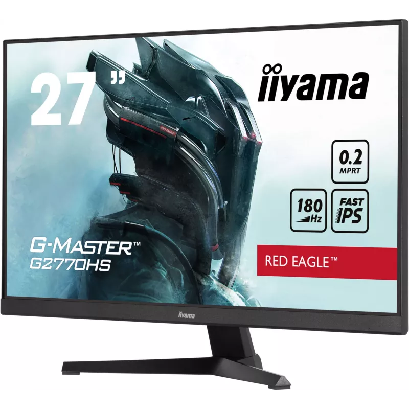 iiyama G-MASTER G2770HS-B1 arvutimonitor 68,6 cm (27 tolli) 1920 x 1080 Full HD LCD must