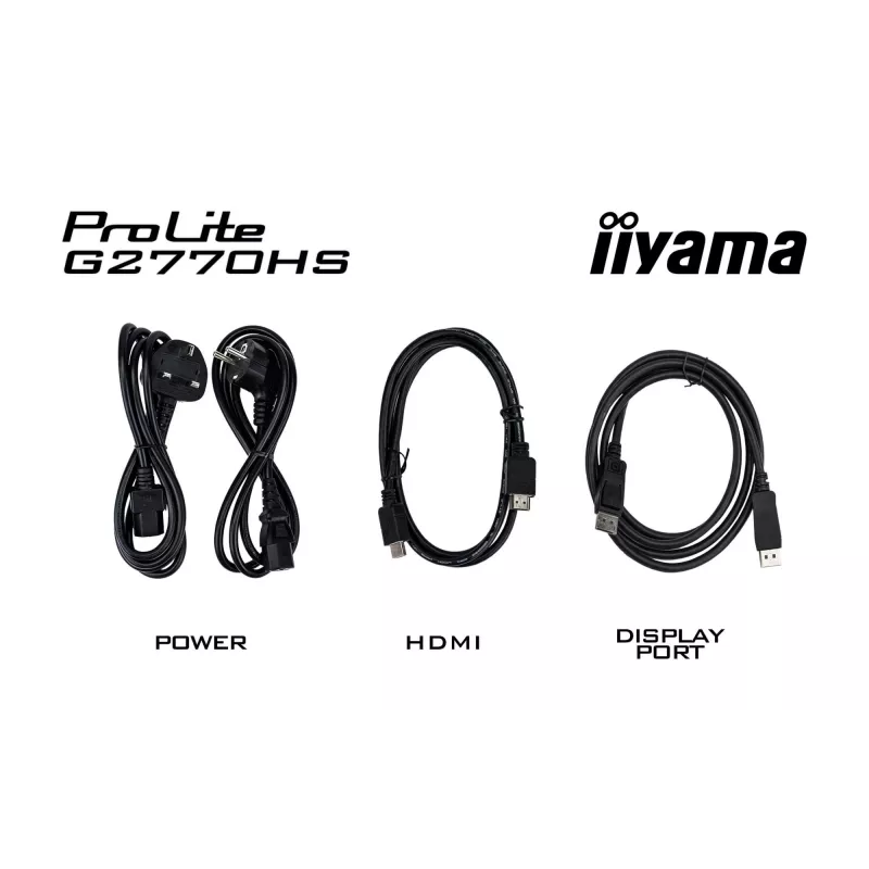 iiyama G-MASTER G2770HS-B1 arvutimonitor 68,6 cm (27 tolli) 1920 x 1080 Full HD LCD must