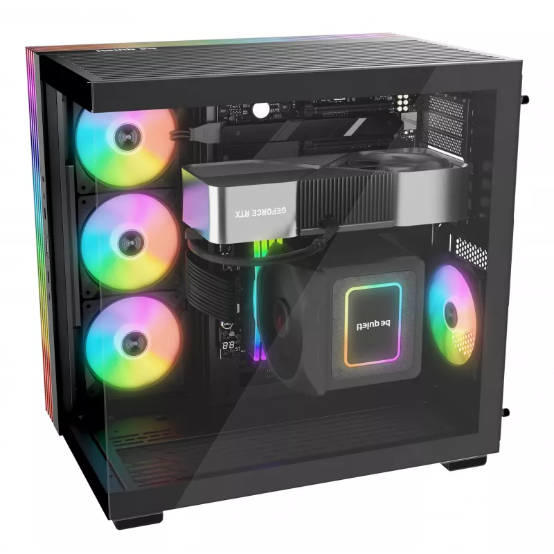 Arvuti korpus be quiet! LIGHT BASE 600 LX Midi Tower Must