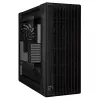 PC Case ASUS ProArt PA602 Wood Edition Midi Tower Must — Puit, ATX/EATX tugi, karastatud klaas, 4×3,5 tolli / 8×2,5 tolli, GPU kuni 450 mm