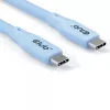 CLUB3D USB C kaabel sinine, 2 m, USB C, USB C, USB4 Gen 2x2, 20 Gbit/s, sinine