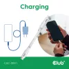 USB-C kaabel CLUB3D CAC-3001 2 m USB4 Gen 3x2 valge