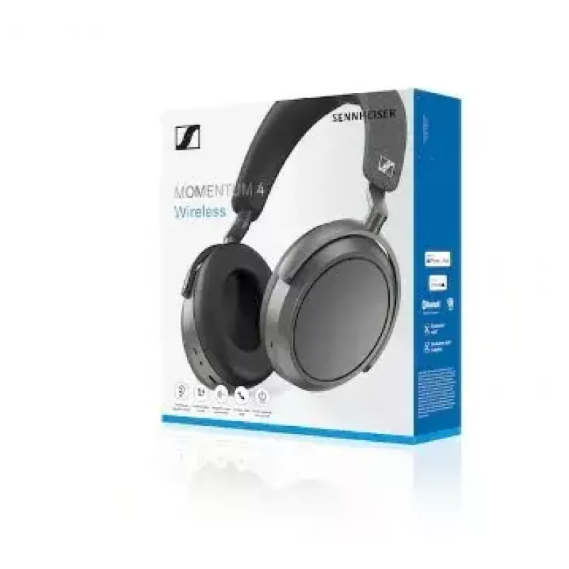 Sennheiser Momentum Wireless kõrvaklapid — Bluetooth 5.2, 20 h aku, müra vähendamine, 6–22000 Hz, grafiit