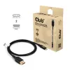 USB USB-C to DisplayPort 2.1 kaabel, club 3d CAC-1559, kahesuunaline, VESA DP80 sertifitseeritud, 1 m