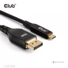 USB USB-C to DisplayPort 2.1 kaabel, club 3d CAC-1559, kahesuunaline, VESA DP80 sertifitseeritud, 1 m