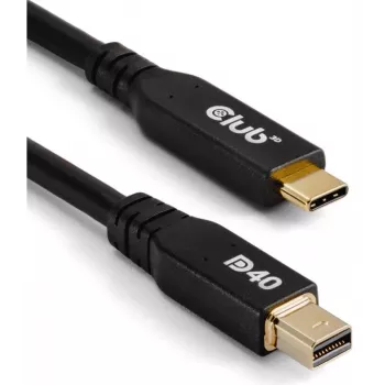 CLUB3D CAC-1561 DisplayPort kaabel 2 m Mini DisplayPort USB USB-C Must