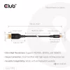 CLUB3D Mini DisplayPort™ DisplayPort™-ile Kahesuunaline VESA DP80 Sertifitseeritud Kaabel M/M 1m/3.28ft