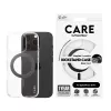 PanzerGlass CARE™ by ® läbipaistev ümbris musta jalaga ja MagSafe'iga iPhone 16 Pro jaoks