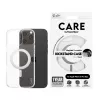 PanzerGlass CARE™ by ® läbipaistev ümbris hõbedase jalatoe ja MagSafe'iga iPhone 16 Pro Maxile