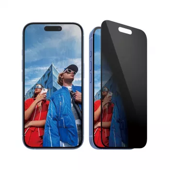 PanzerGlass ® Privaatsusekraani kaitseklaas iPhone 16 | 15 | Ultra-Wide Fit koos EasyAligneriga