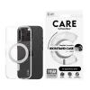 PanzerGlass CARE™ by ® läbipaistev ümbris hõbedase alusega ja MagSafe'iga iPhone 16 Pro jaoks