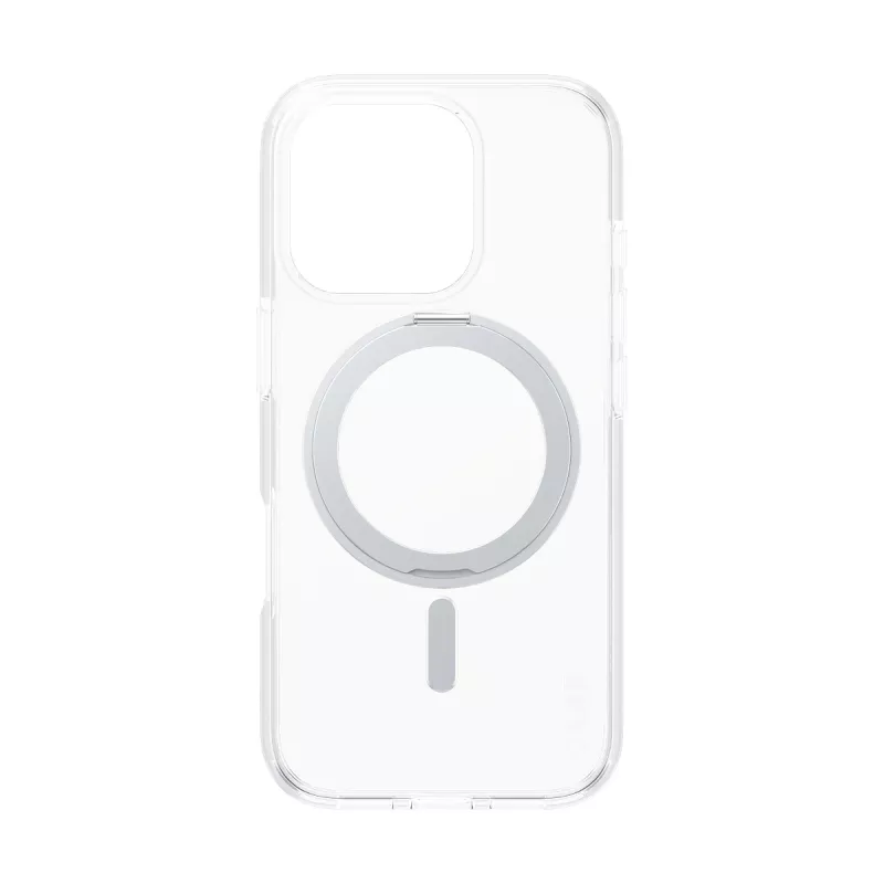 PanzerGlass CARE™ by ® läbipaistev ümbris hõbedase alusega ja MagSafe'iga iPhone 16 Pro jaoks