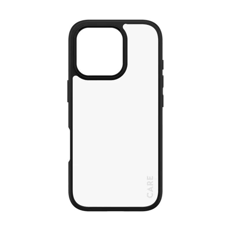 PanzerGlass CARE™ by ® Urban Combat Case läbipaistev musta raamiga, iPhone 16 Pro