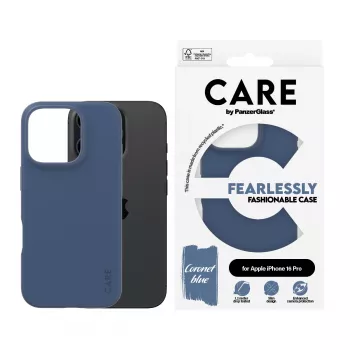PanzerGlass CARE™ by ® Case Blue iPhone 16 Pro, Kaitseümbris, Apple, Apple - iPhone 16 Pro, Sinine