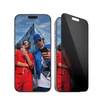 PanzerGlass ® Privaatsusekraanikaitse iPhone 16 Pro Max | Ultra-Wide Fit koos EasyAligneriga