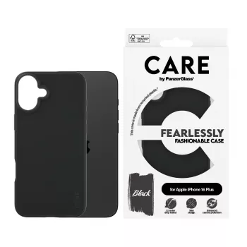 PanzerGlass CARE™ by ® ümbris must iPhone 16 Plus