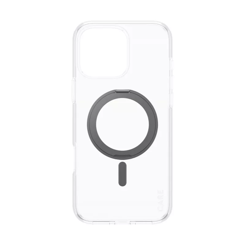 PanzerGlass CARE™ by ® läbipaistev ümbris musta alusega ja MagSafe'iga iPhone 16 Pro Max