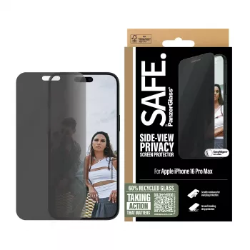 PanzerGlass SAFE. by ® Privaatsusekraanikaitse iPhone 16 Pro Max | Ultra-Wide Fit