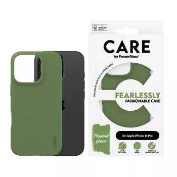 Cover PanzerGlass CARE by ® moodne ümbris roheline iPhone 16 Pro