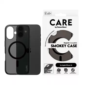 PanzerGlass CARE™ by ® Urban Combat Case Smokey w. Must MagSafe iPhone 16