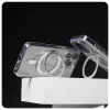PanzerGlass CARE™ by ® läbipaistev ümbris hõbedase jalaga ja MagSafe iPhone 16 Plus
