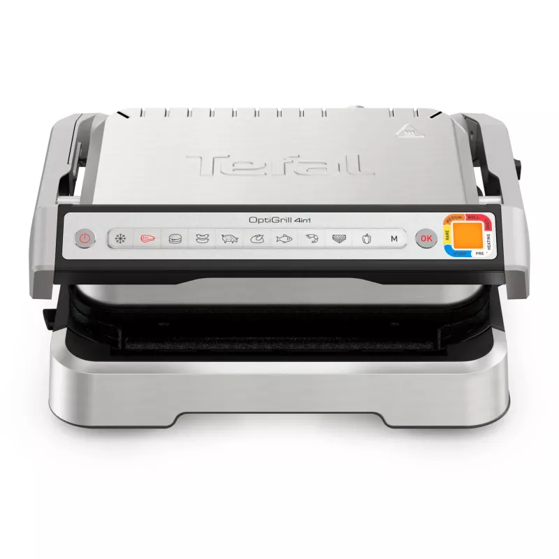 Kontaktgrill Tefal OptiGrill 4in1 GC774D30 Must Hõbedane Ristkülikukujuline