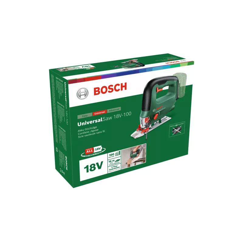 Bosch Universal Saw 18V-100 elektriline tikksaag 2600 spm 2 kg