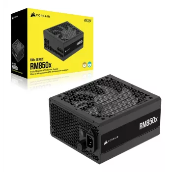 CORSAIR Toiteplokk - 850W RM850x 24-kontaktiline ATX Must
