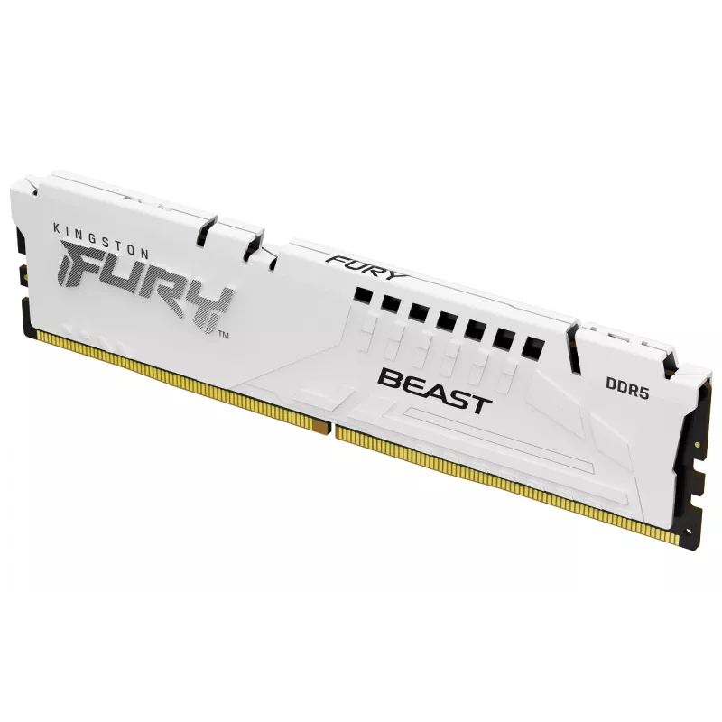 Kingston Technology FURY Beast 32GB 6000MT/s DDR5 CL36 DIMM (2 komplekti) Valge EXPO