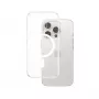Cover PanzerGlass HardCase Transparent w. Valge MagSafe iPhone 16 Pro