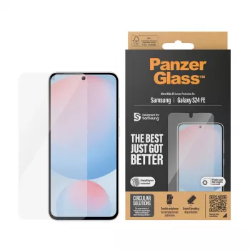 PanzerGlass ® Ekraanikaitse Samsung Galaxy S24 FE | Ultra-Wide Fit koos EasyAligneriga