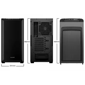 PC korpus be quiet! PURE BASE 501 Must Midi Tower (avatud pakend)