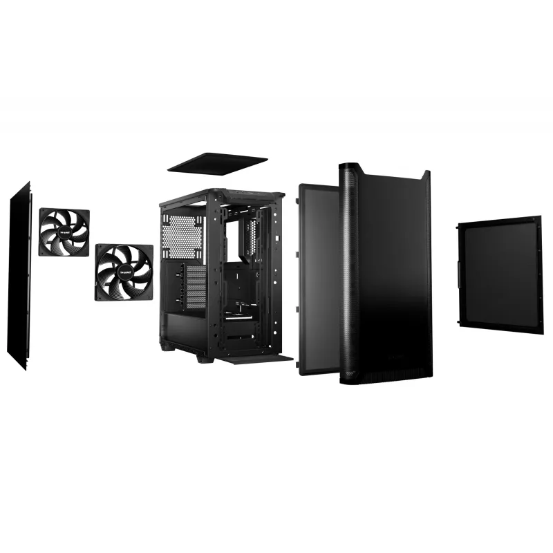 PC korpus be quiet! PURE BASE 501 Must Midi Tower (avatud pakend)