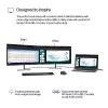 HP Series 5 Pro 23.8-tolline FHD monitor - 524pf PVC-vaba, 60,5 cm (23,8 tolli), 1920 x 1080 pikslit, Full HD, LCD, 5 ms, must